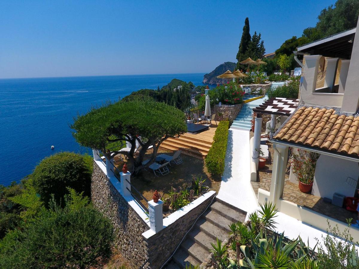 Elysium Apartments Corfu Paleokastritsa Bagian luar foto